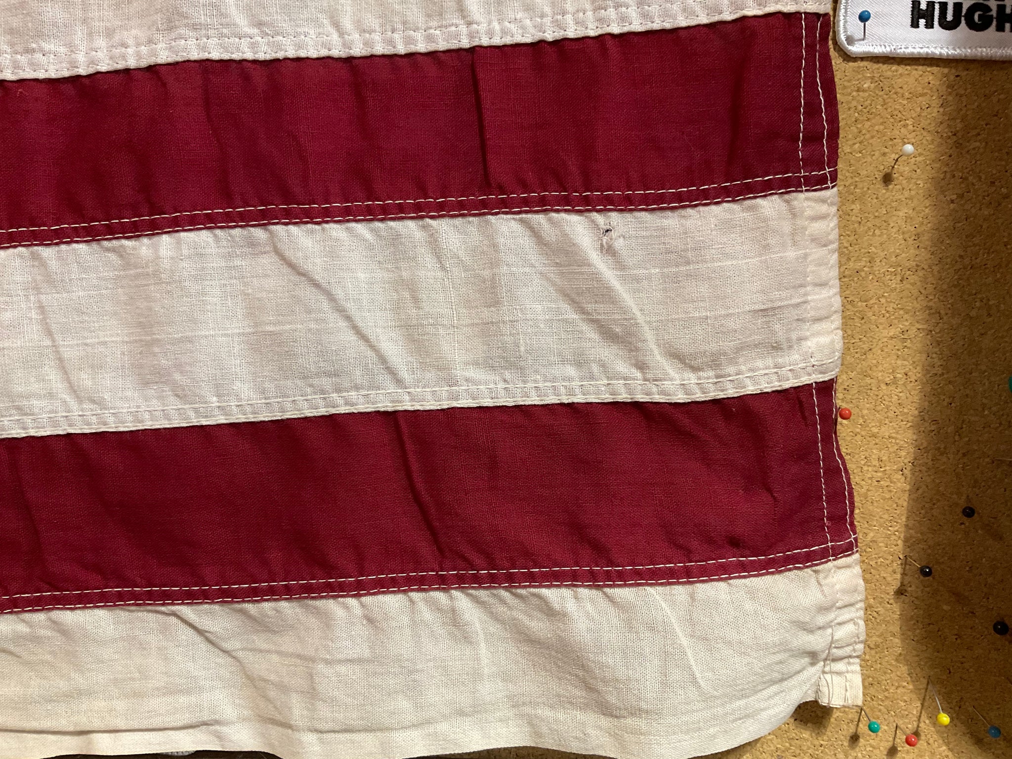 USA - Vintage 1970’s Bennington ‘76’ 13 Stars 13 Stripes Bicentennial Cotton Flag