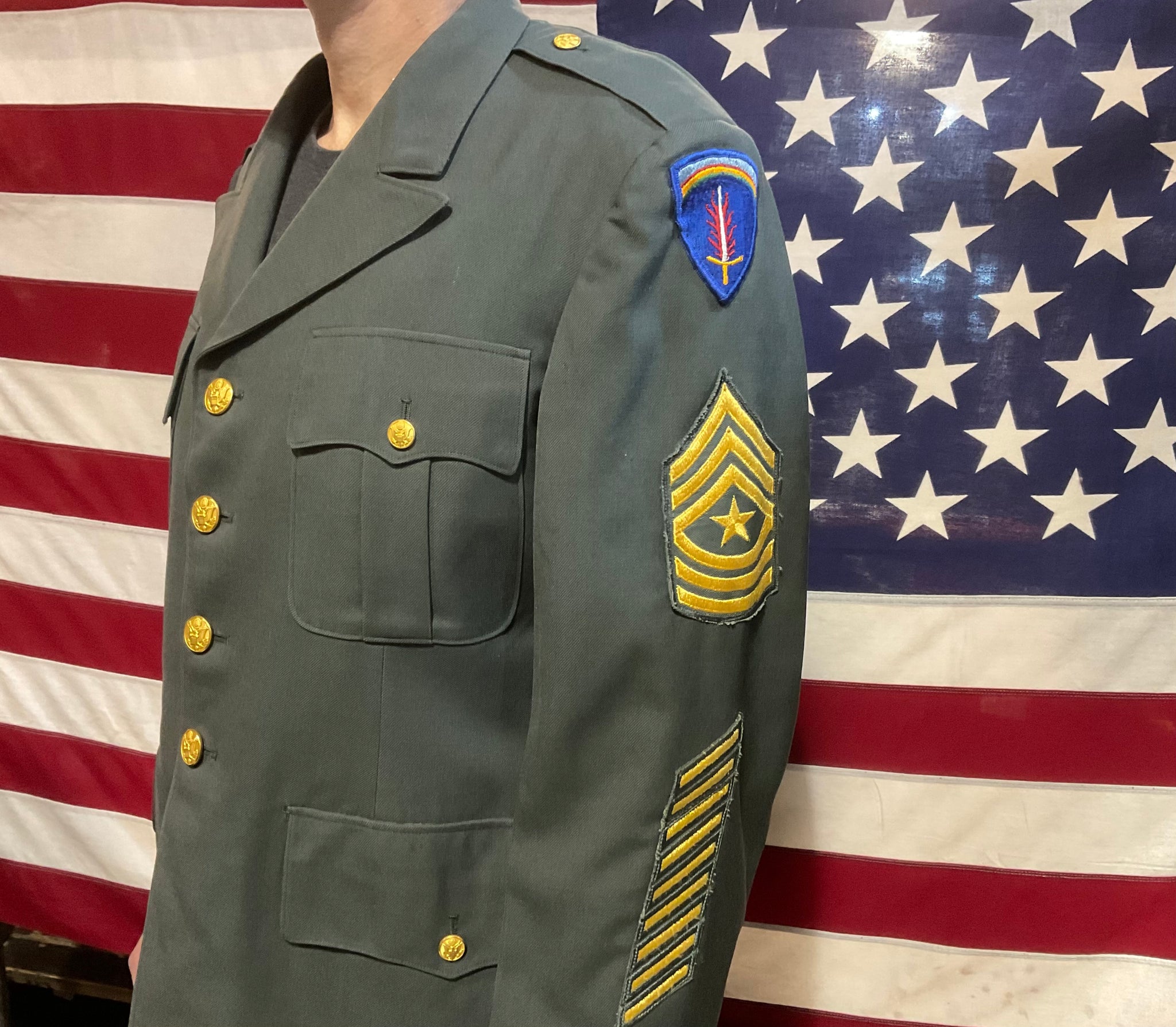 US Military Vintage Army Uniform Mens Wool Jacket by Superior Coat Co American Vintage Clothing Co. US Military Vintage Army Uniform Mens Wool Jacket by Superior Coat Co American Vintage Clothing Co.