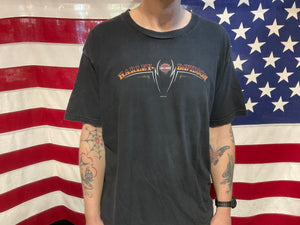 Harley Davidson Vintage Mens T-Shirt ©️2001 H-D Las Vegas Nevada Made in USA