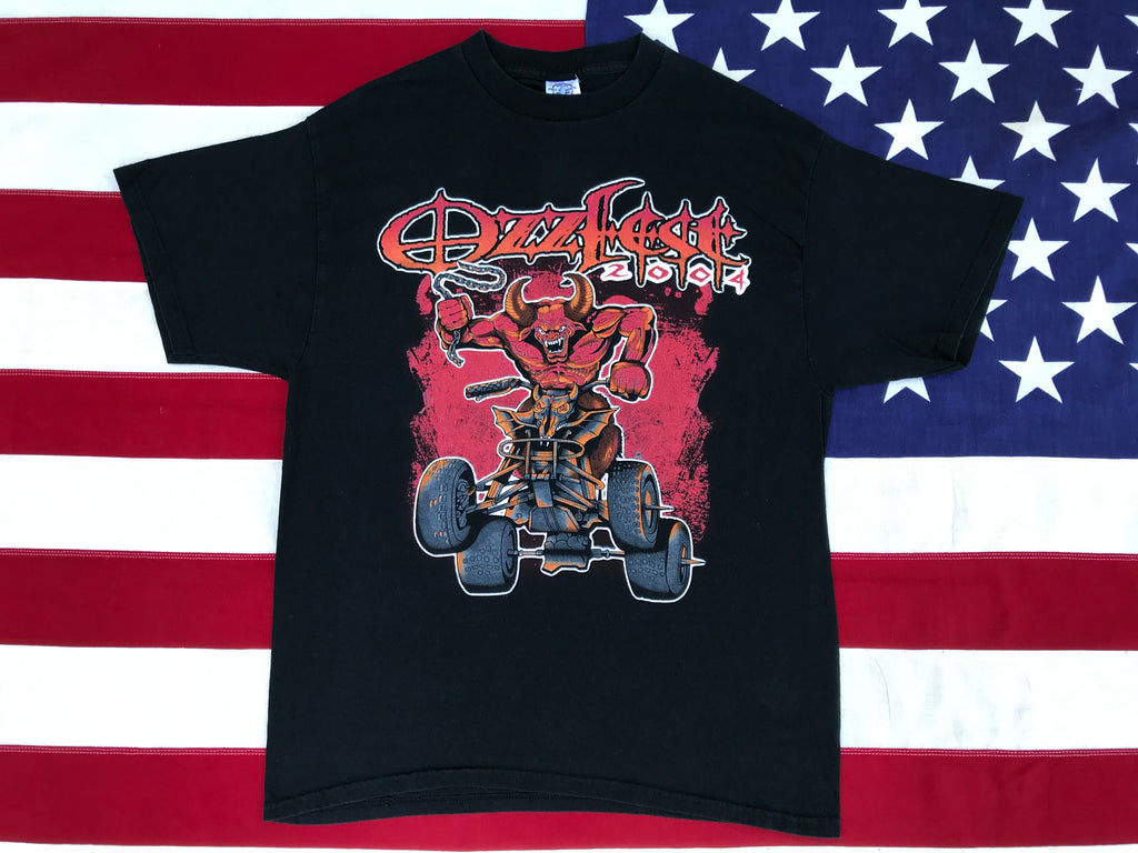 OZZY Osborne OZZFEST 2004 Original Vintage Rock T-Shirt by Delta ProWeight®️USA