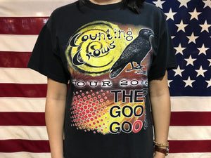 Counting Crows Tour 2006 with The Goo Goo Dolls Original Vintage Rock T-Shirt by Delta