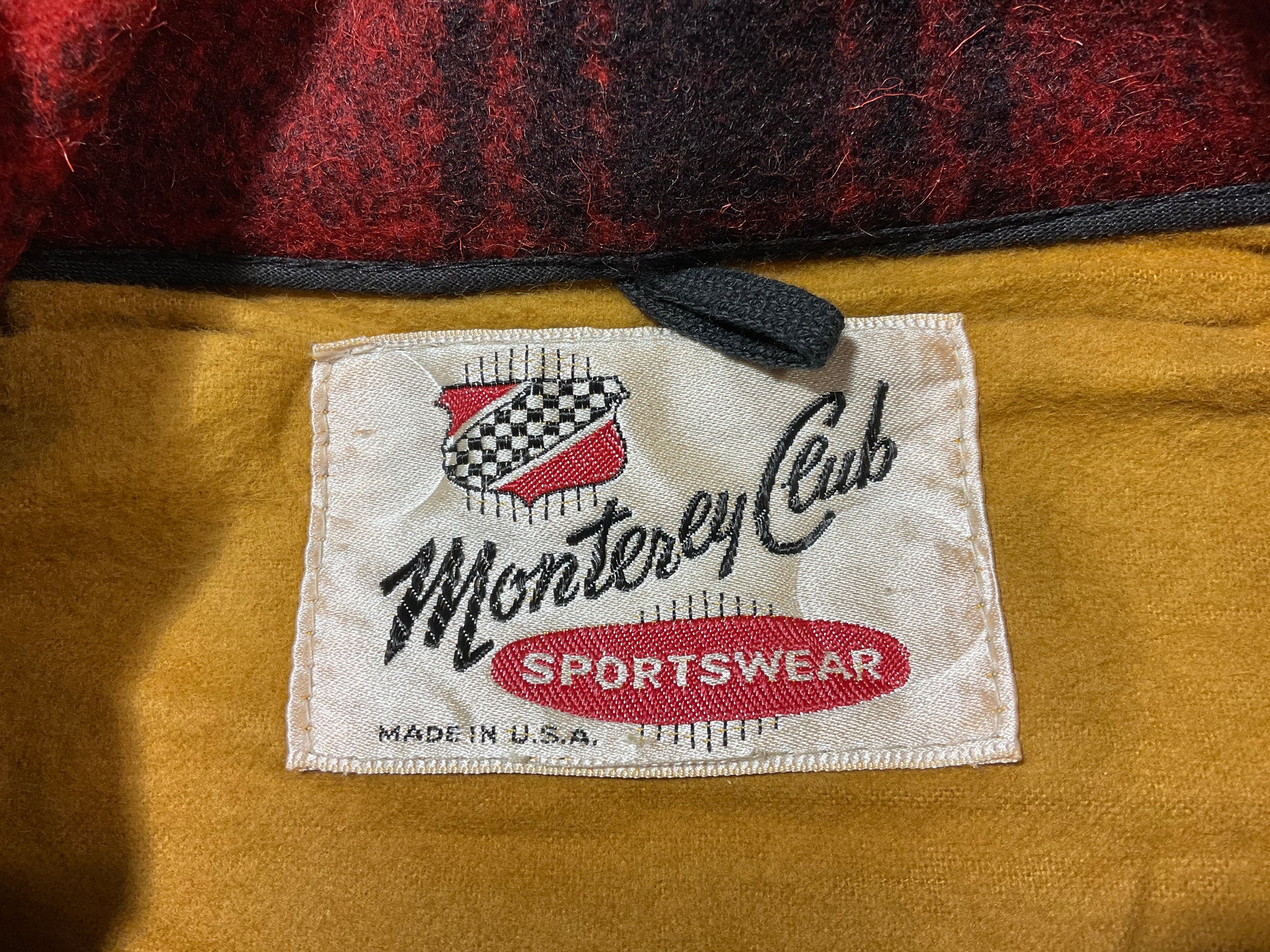 Monterey Club Sportswear Vintage 1970’s Wool CPO - Hunting Jacket Made in USA