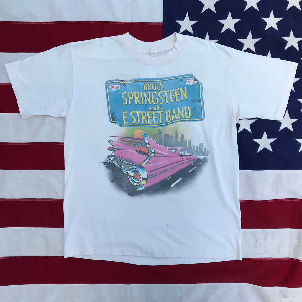 Bruce Springsteen & The E Street Band “ Born In The USA Tour ‘84-‘85 “  LA Sports Arena RARE USA Original Vintage Rock T-Shirt By Winterland Productions USA