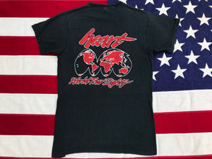 Heart 1980 “ Bebe Le Strange World Tour Eighty “ Original Vintage Rock T-Shirt USA
