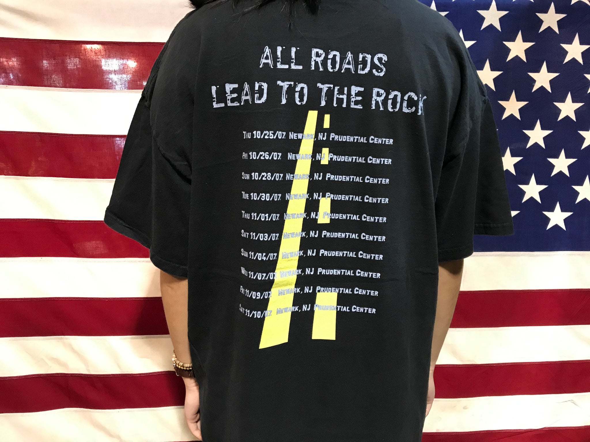 Bon Jovi 2007 “  Lost Highway “ Tour Original Vintage Rock T-Shirt