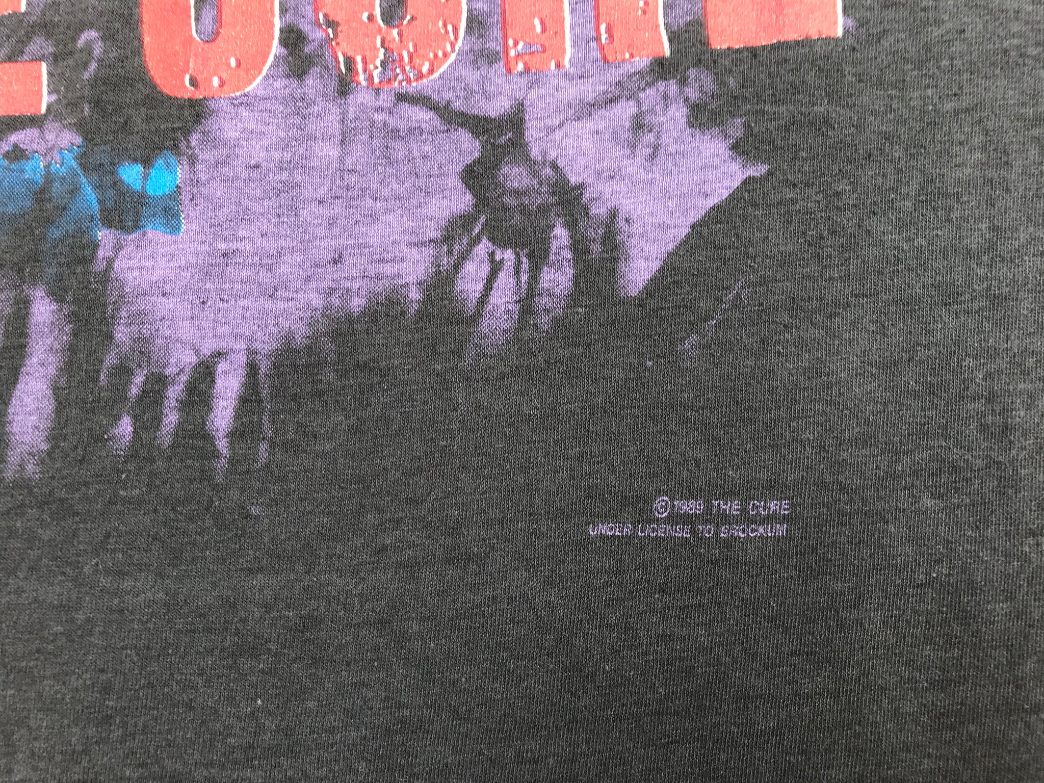 The Cure “ The Prayer Tour 1989 “ Original Vintage Rock T-Shirt by Brockum USA