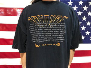 Journey 2008 Tour Original Vintage Rock T-Shirt by Anvil