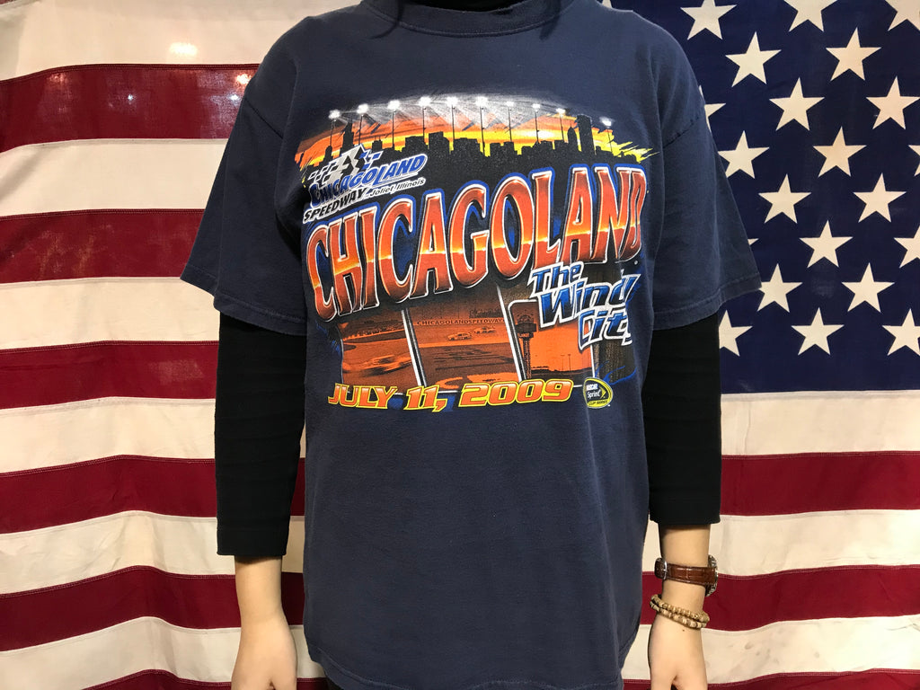 Nascar Vintage 2000’s T-shirt Chicago Land  Speedway by Chase Authentics