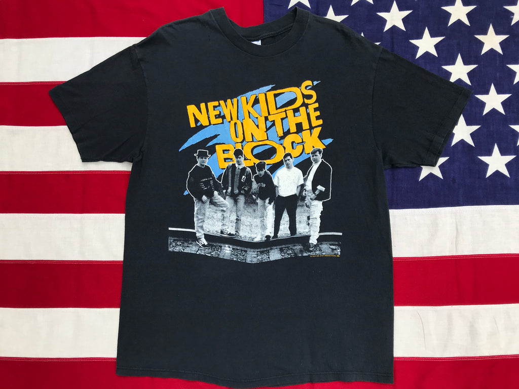 New Kids On The Block - ©️1989 Big Step Productions, Inc Original Vintage Rock T-Shirt By Hanes Made in USA